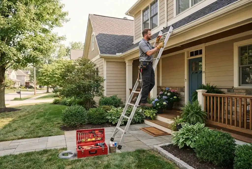Professional providing affordable home maintenance services