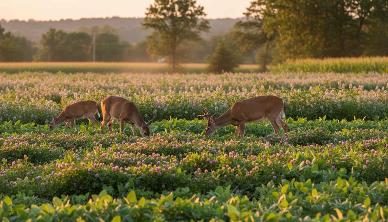 high protein food plots for deer