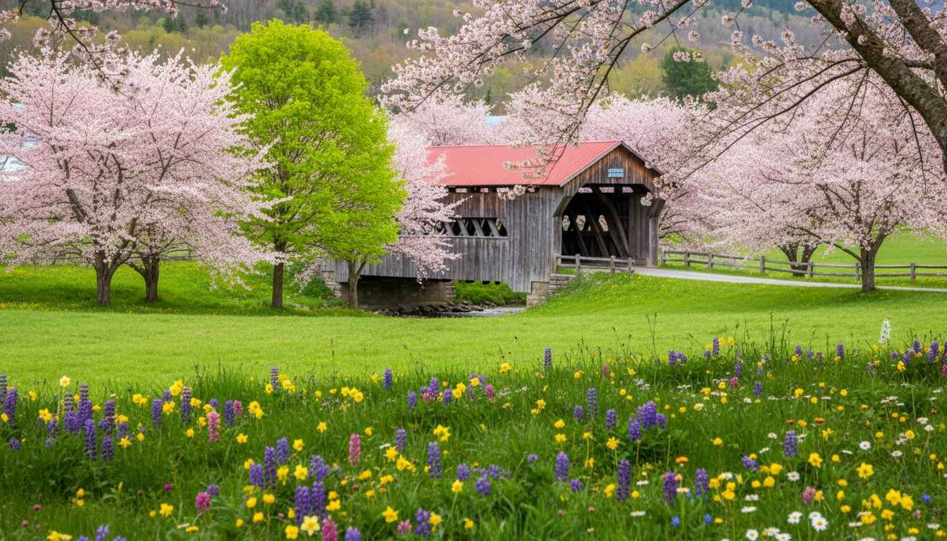 places to visit in Vermont in spring