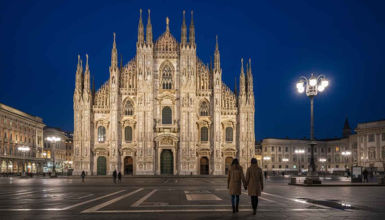 places to visit in milan at night